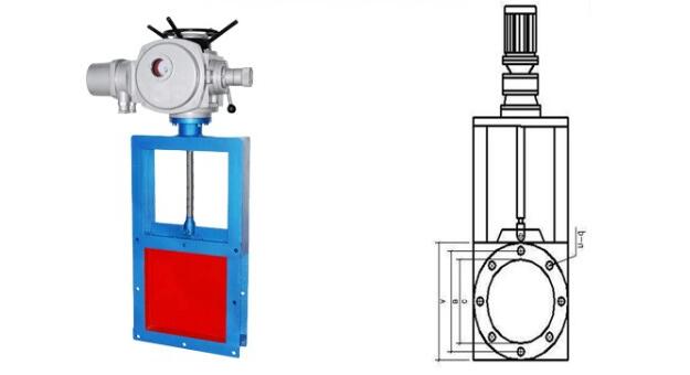 電動方形閘板閥如何安裝、結(jié)構(gòu)圖